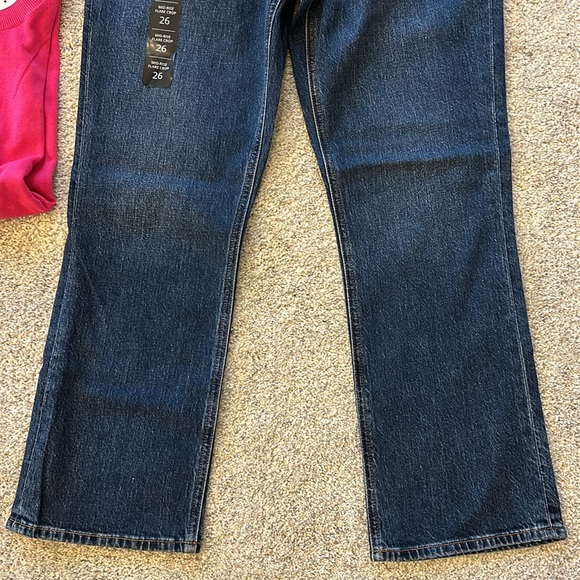 J. Crew Mid Rise Flare Crop Jeans - Picture 5 of 11